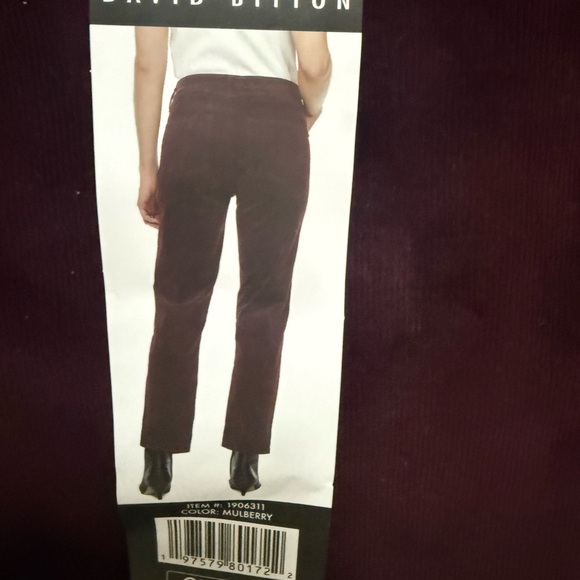 ⭐️ Firm Price ⭐️ New with tags Buffalo David Bitton Mulberry corduroy Trousers - Picture 4 of 5